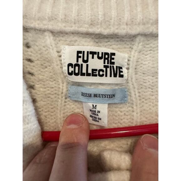 Reese Bluntstein Future Collective Cardigan Sweater M - Picture 3 of 5